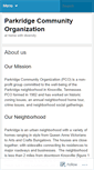 Mobile Screenshot of parkridgecommunity.org